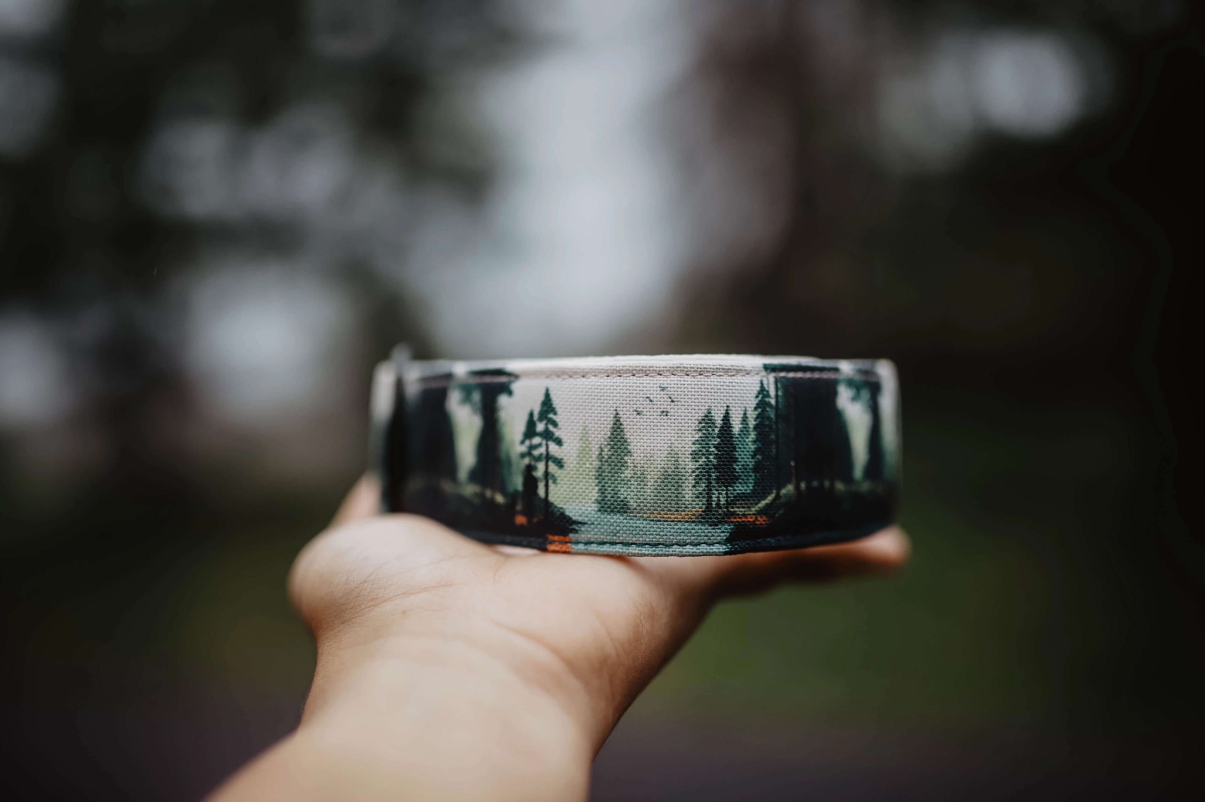 Collier à motif paysage