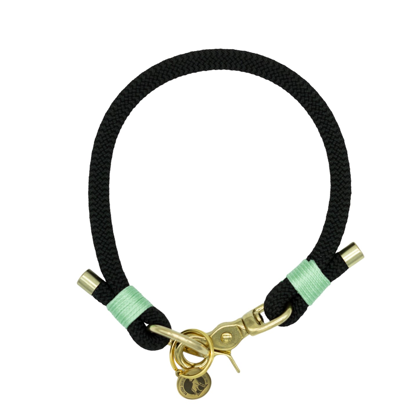 Collier porte médaille en corde