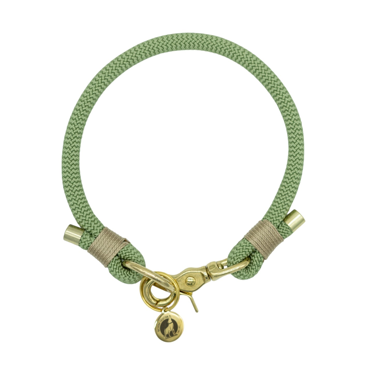 Collier porte médaille en corde