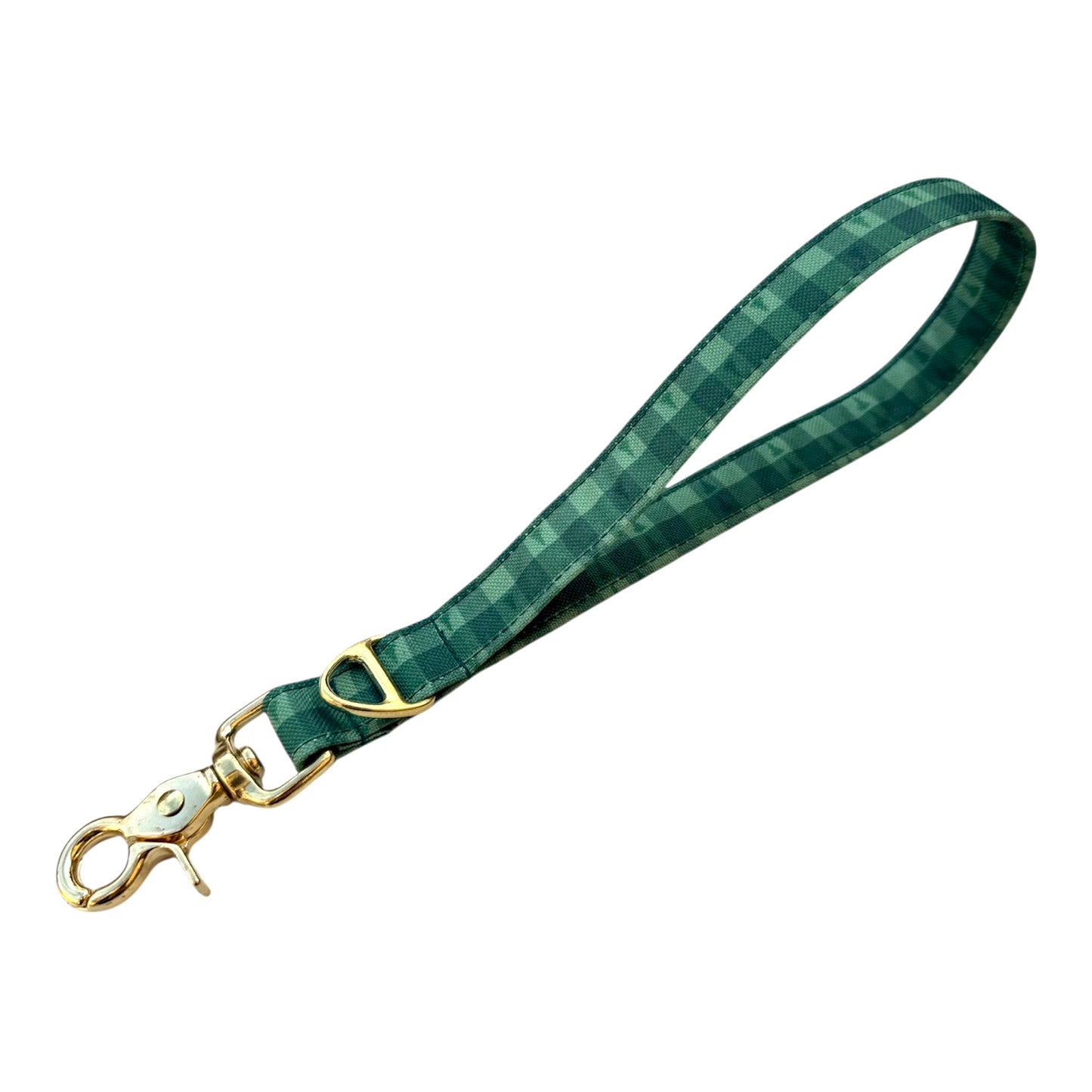 Poignée pour chien - Damier vert