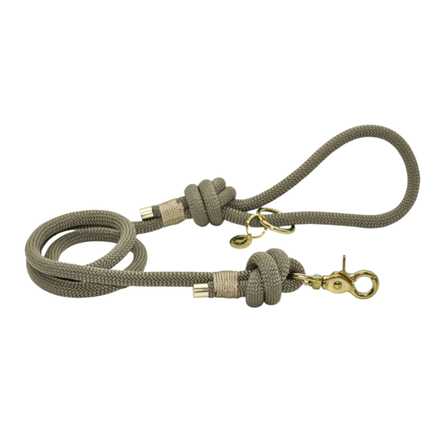 Laisse en corde Gris taupe