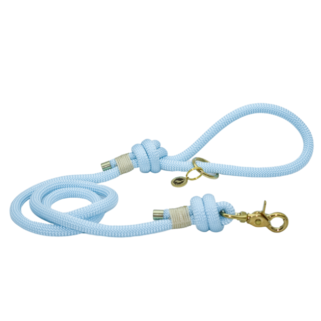 Laisse en corde Bleu bébé