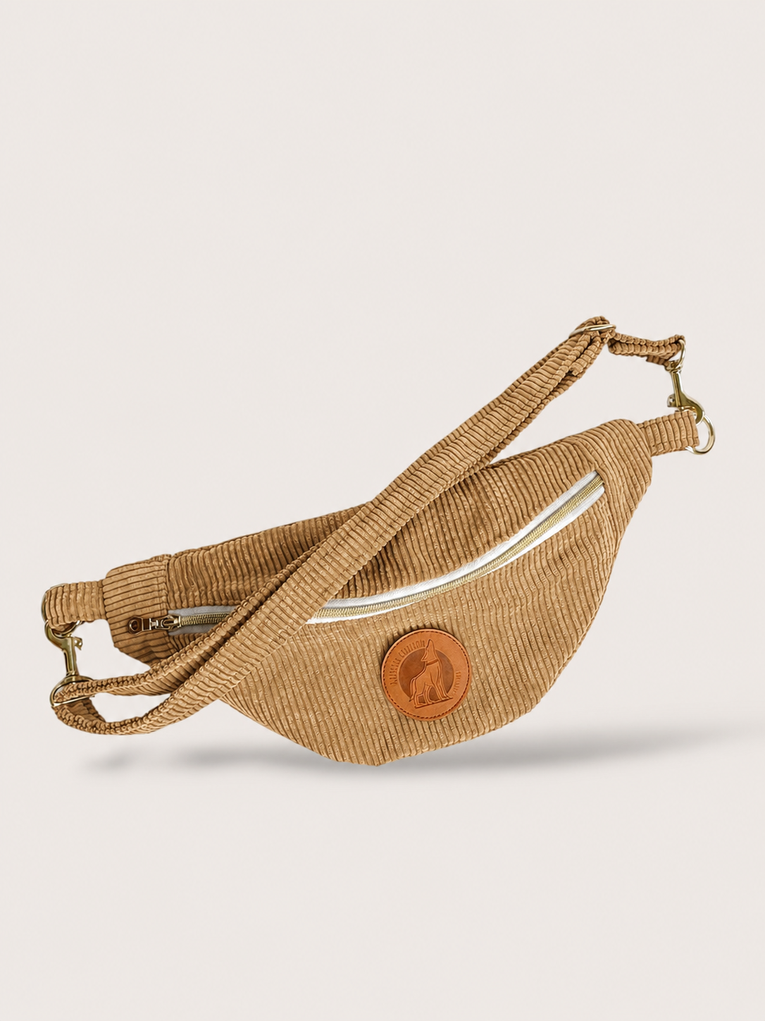 Banane Velours Côtelé Chamois Personnalisable