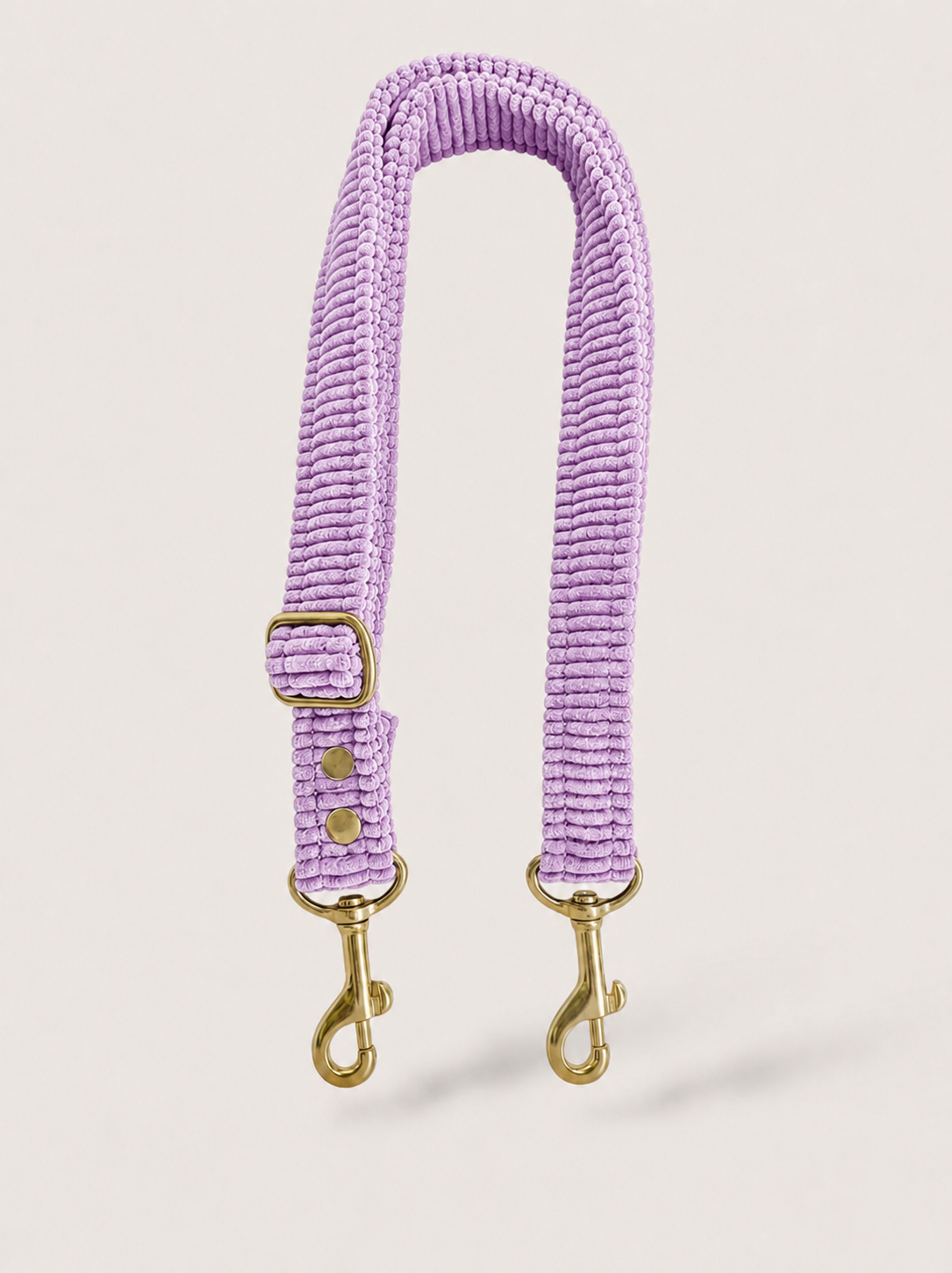 Bandoulière amovible - Velours côtelé  Lilas