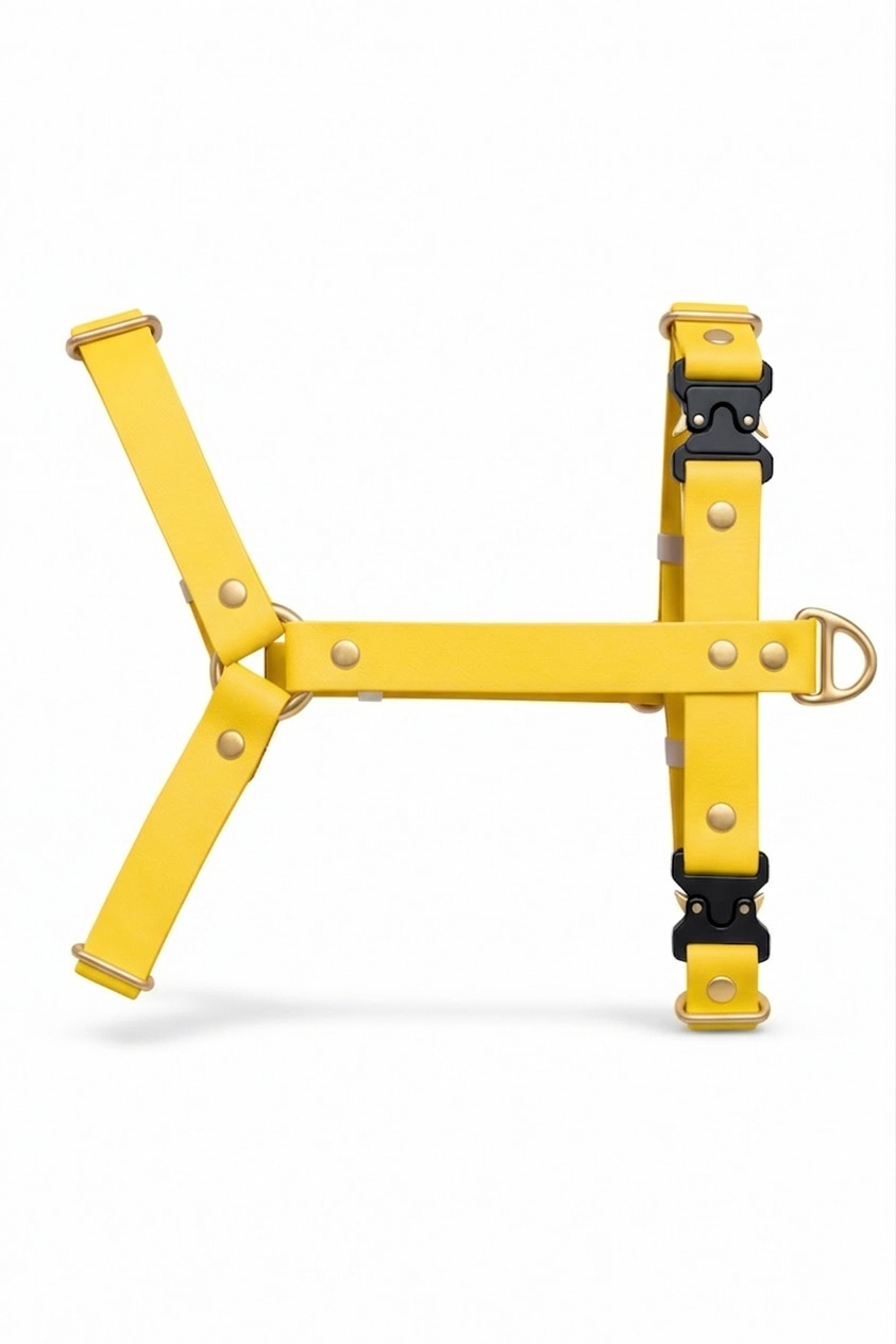 Harnais en biothane® - Jaune