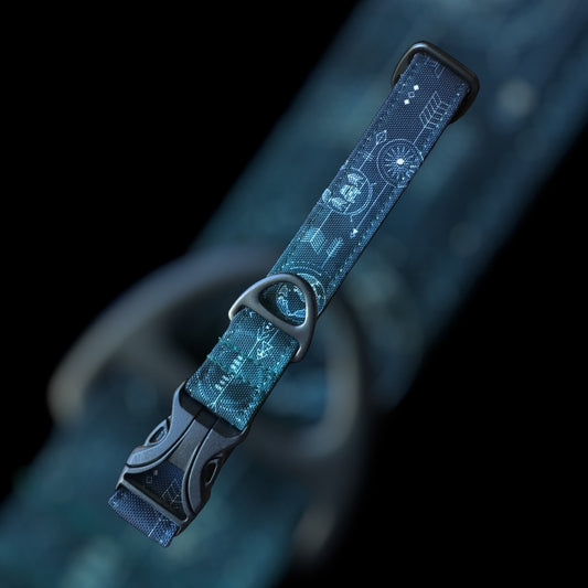 Collier pour chien - Aventure green