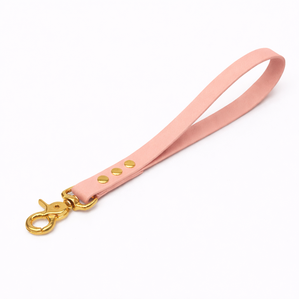 Poignée en biothane® - Rose Or