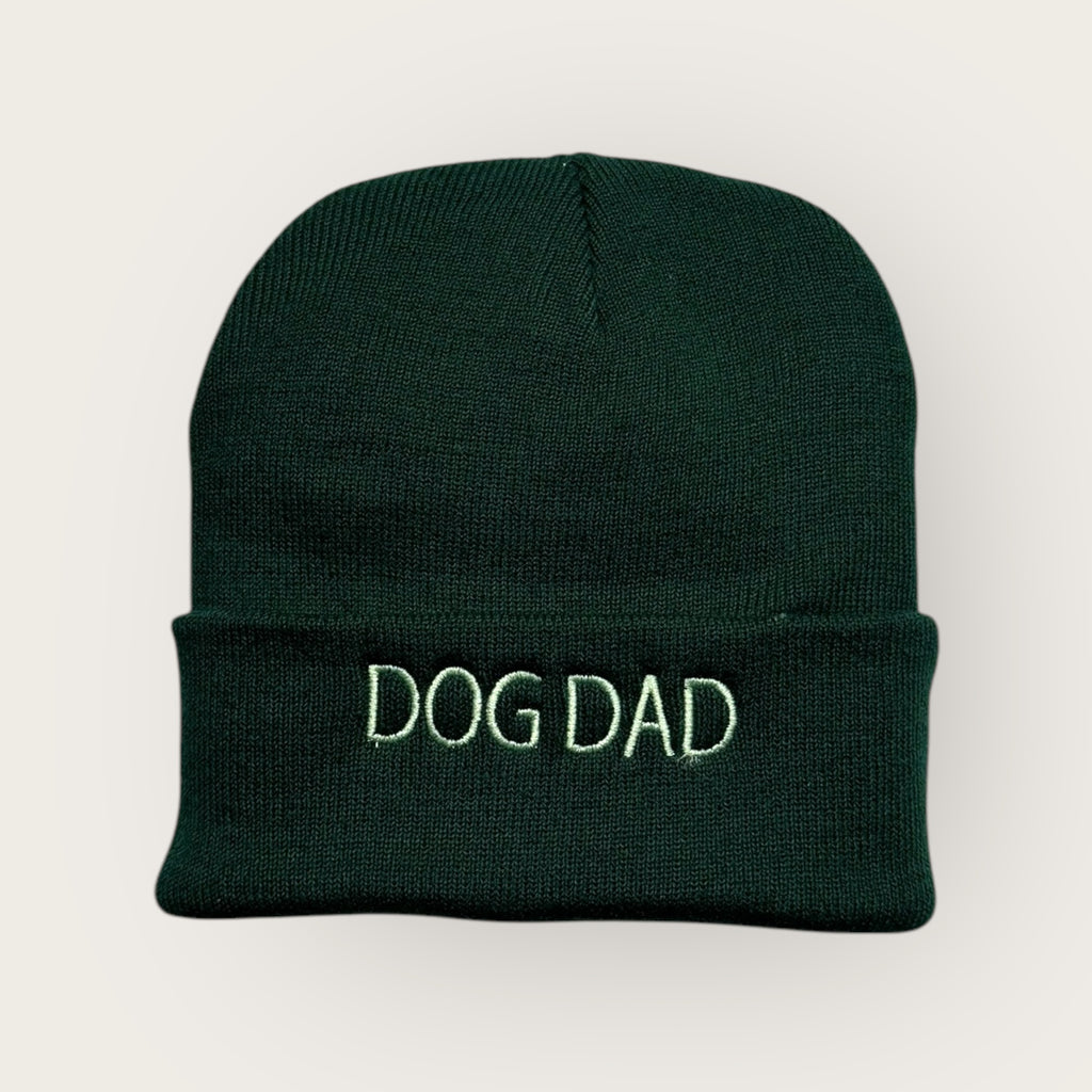 Bonnet Dog Dad - Vert forêt - Nashoba Création