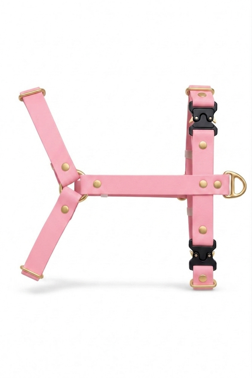 Harnais en biothane® - Rose