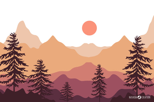 Couverture Outdoor 3en1 - Sunset Pine