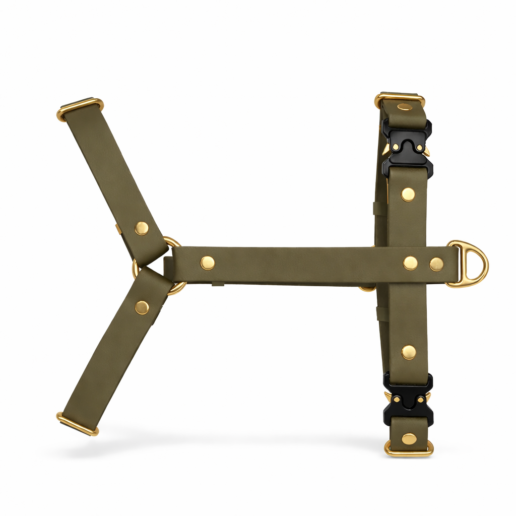 Harnais en biothane® - Olive