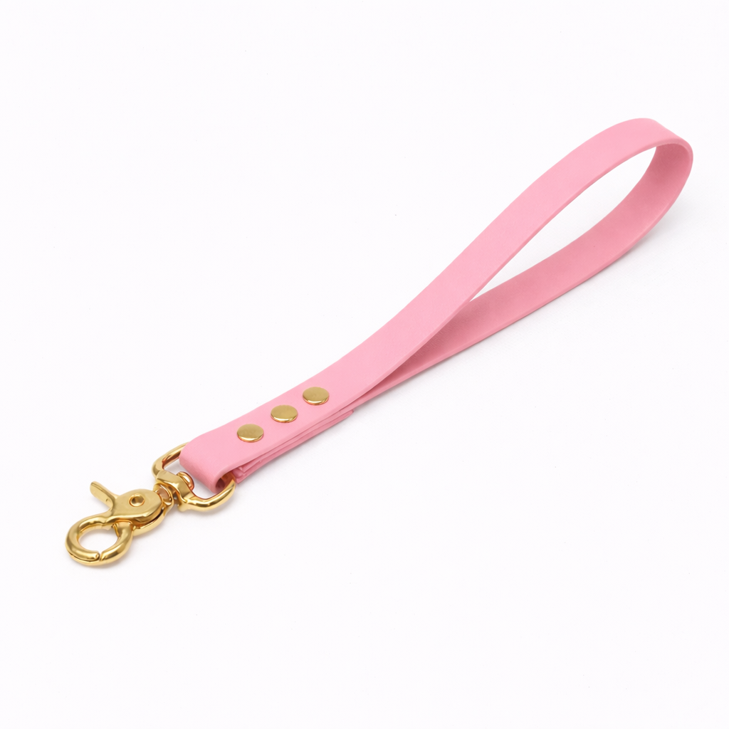 Poignée en biothane® - Rose