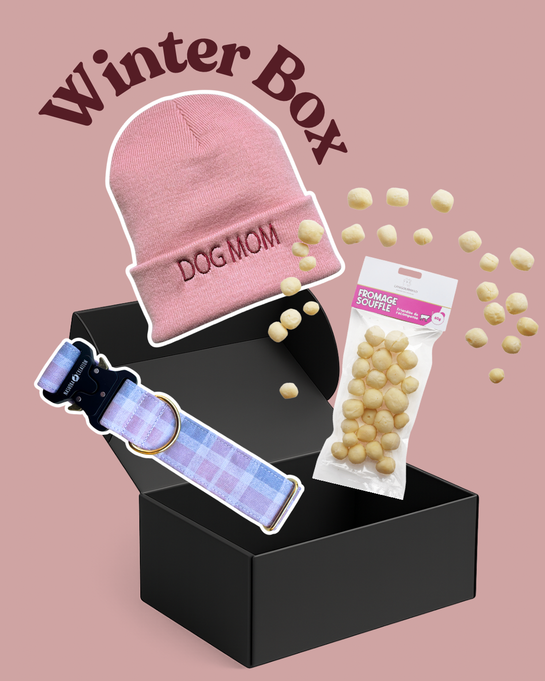 La Winter Box - Tartan Mist & Bonnet rose