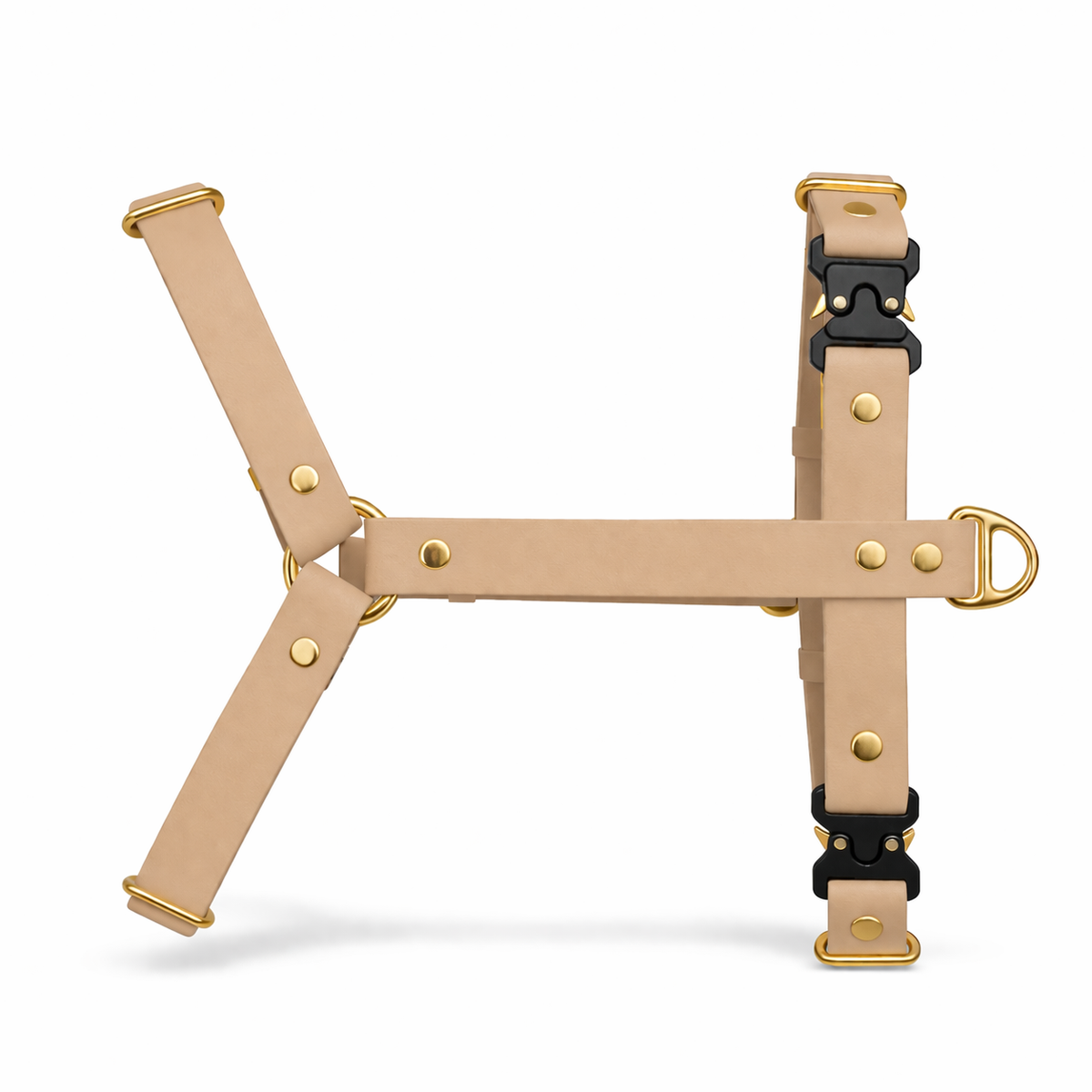 Harnais en biothane® - Beige doré