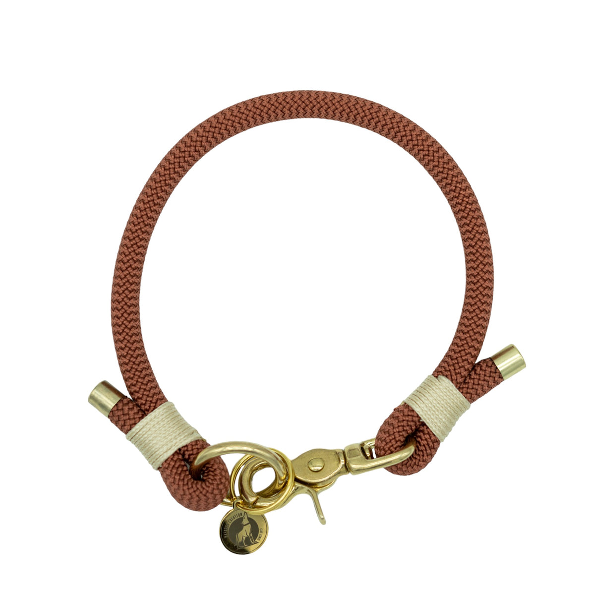 Collier porte-médaille en corde - Bronze