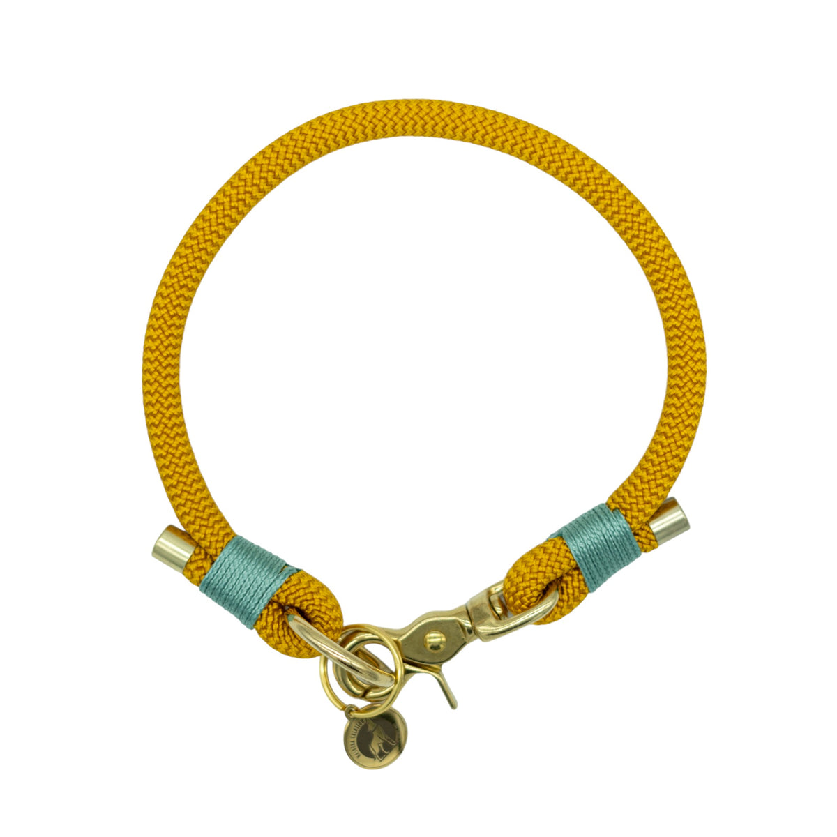 Collier porte-médaille en corde - Golden