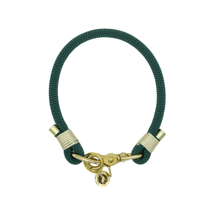 Collier porte médaille en corde