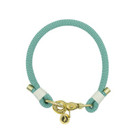 Collier porte-médaille en corde - Sauge