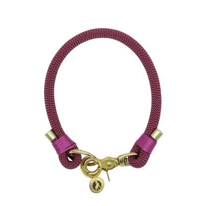 Collier porte médaille en corde
