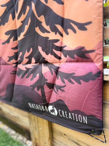 Couverture Outdoor 3en1 - Sunset Pine