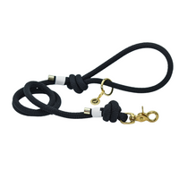 Laisse en corde Noire