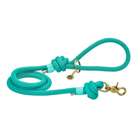 Laisse en corde Aquamarine